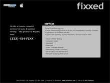 Tablet Screenshot of fixxed.com